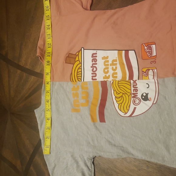 Kids' Instant Lunch Graphic Tee - Gray and Pink Girls Size 7/8 Ramen Noodles - Picture 12 of 13